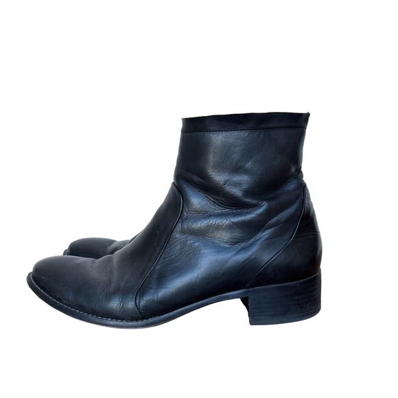 Paul Green Shoes - Paul Green Black Leather Ankle Boots - Women's Size 5.5